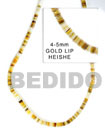 Shell Beads gold lip beads shells strands or