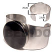 haute hippie 35mmx23mm metal Shell Bangles