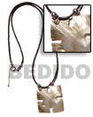 Coco and Shell Carved Surfer Necklace