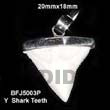Cebu Island Y Shark Teeth Pendant Bone Pendants Philippines Natural Handmade Products