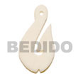 Cebu Island Bone Hook 40mm Pendants Bone Pendants Philippines Natural Handmade Products