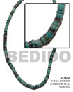 Cebu Island 4-5mm Hammer Shell Blue Cebu Shell Beads Philippines Natural Handmade Products