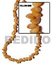 Yellow Sihe Shell Beads