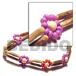 Cebu Island 2 Rows Sig-id Wood Coco Bracelets Philippines Natural Handmade Products