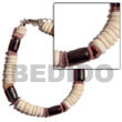 Cebu Island 7-8mm Coco Pokalet. Bleached Coco Bracelets Philippines Natural Handmade Products