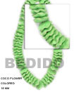 Cebu Island 15mm Coco Flower Beads Coco Necklace Philippines Natural Handmade Products