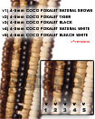 Cebu Island 4-5mm Coco Pokalet Bleach Coco Necklace Philippines Natural Handmade Products