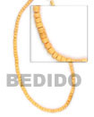Cebu Island 4-5 Mm Light Yellow Coco Necklace Philippines Natural Handmade Products