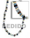 Cebu Island 7-8mm Coco Pokalet Black Coco Necklace Philippines Natural Handmade Products