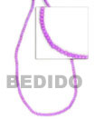 Cebu Island 2-3 Mm Lavender Coco Coco Necklace Philippines Natural Handmade Products