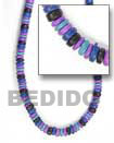 Cebu Island 7-8mm Pokalet Bleach Violet Coco Necklace Philippines Natural Handmade Products