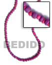 Cebu Island 4-3 M Lavender Coco Coco Necklace Philippines Natural Handmade Products