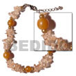 Cebu Island Clear Stone Crystals In Glass Beads Bracelets Philippines Natural Handmade Products