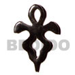Cebu Island Celtic Horn Cross 40mm Horn Pendants Philippines Natural Handmade Products