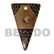 Cebu Island Aztec Carving Natural Horn Horn Pendants Philippines Natural Handmade Products