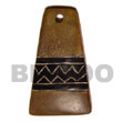 Cebu Island Aztec Carving Natural Horn Horn Pendants Philippines Natural Handmade Products