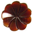Cebu Island Amber Flower Horn 35mm Horn Pendants Philippines Natural Handmade Products