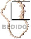 Cebu Island Sampag-white Nassa Length =35 Lei Necklace Philippines Natural Handmade Products