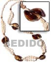 Cebu Island Kaput Shell Nassa White Lei Necklace Philippines Natural Handmade Products