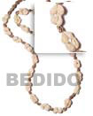 Cebu Island Estrelita -nassa White And Lei Necklace Philippines Natural Handmade Products