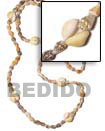 Cebu Island Sigay- Tiger Nassa Length Lei Necklace Philippines Natural Handmade Products