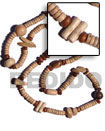 Cebu Island Long Bohemian Necklaces Wood Long Bohemian Necklace Philippines Natural Handmade Products
