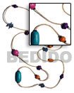 Cebu Island Long Bohemian Necklace Single Long Bohemian Necklace Philippines Natural Handmade Products