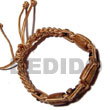 Cebu Island Tube Wood Beads In Macrame Bracelets Philippines Natural Handmade Products