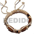 Cebu Island Tube Wood Beads In Macrame Bracelets Philippines Natural Handmade Products