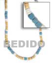 Cebu Island 4-5mm Natural White Coco Natural Combination Necklace Philippines Natural Handmade Products