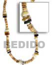 Cebu Island Coco Pokalet Natural With Natural Combination Necklace Philippines Natural Handmade Products
