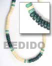 Cebu Island 7-8mm Pokalet Bleach White Natural Combination Necklace Philippines Natural Handmade Products