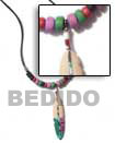 Cebu Island Cord With Coco Pukalet Natural Combination Necklace Philippines Natural Handmade Products