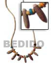 Cebu Island Coco Heishe Bleached Necklace Natural Combination Necklace Philippines Natural Handmade Products
