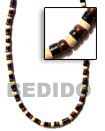 Cebu Island 4-5 Coco Heishe Bleach Natural Combination Necklace Philippines Natural Handmade Products