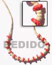 Cebu Island 2-3 Coco Heishe Pukalet Natural Combination Necklace Philippines Natural Handmade Products