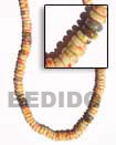 Cebu Island 7-8 Elastic Coco Pukalet Natural Combination Necklace Philippines Natural Handmade Products