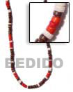 Cebu Island 4-5 Coco Pokalet Natural Natural Combination Necklace Philippines Natural Handmade Products