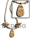 Cebu Island 2-3 Heishe Natural With Natural Combination Necklace Philippines Natural Handmade Products