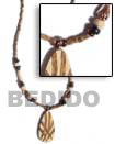Cebu Island 2-3 Heishe Tiger Burning Natural Combination Necklace Philippines Natural Handmade Products