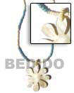 Cebu Island 2-3 Mm Coco Pokalet Pastel Wood Necklace Philippines Natural Handmade Products