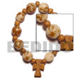 Cebu Island Buri Seeds Wood Beads Seed Bracelets Philippines Natural Handmade Products