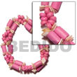 Cebu Island 2 Rows Pink Wood Seed Bracelets Philippines Natural Handmade Products