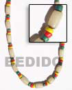 Cebu Island White Buri Tube Necklace Seed Necklace Philippines Natural Handmade Products