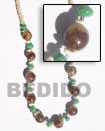 Cebu Island 10 Mm Buri Beads Seed Necklace Philippines Natural Handmade Products