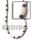 Cebu Island 4-5 Heishe White Shell Seed Necklace Philippines Natural Handmade Products