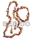 Natural Luhuanus Shell Set Jewelry Necklace Bracelets And Earrings Set Jewelry Wooden Accessory Shell Products Cebu Crafts Cebu Jewelry Products