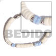 Cebu Island 4-5 Mm White Shell Shell Bracelets Philippines Natural Handmade Products
