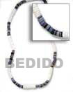 Cebu Island 4-5mm White Shell And Shell Necklace Philippines Natural Handmade Products