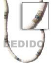 Cebu Island White Shell Green Lip Shell Necklace Philippines Natural Handmade Products